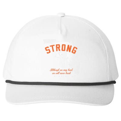 Florida Strong Palm Trees Bend Not Break Snapback Five-Panel Rope Hat