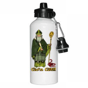 Funny St Patricks Day Funny Gon Git St Patrick Aluminum Water Bottle