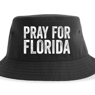 Florida Strong Pray For Florida Hurricane Milton Florida Tropical Storm Sustainable Bucket Hat