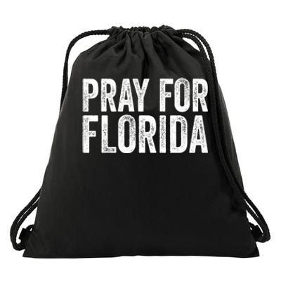 Florida Strong Pray For Florida Hurricane Milton Florida Tropical Storm Drawstring Bag