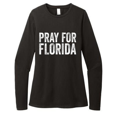 Florida Strong Pray For Florida Hurricane Milton Florida Tropical Storm Womens CVC Long Sleeve Shirt