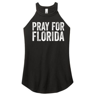 Florida Strong Pray For Florida Hurricane Milton Florida Tropical Storm Women's Perfect Tri Rocker Tank