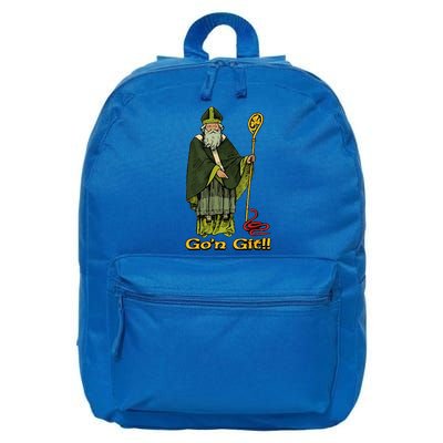 Funny St Patricks Day Funny Go'n git st patrick 16 in Basic Backpack