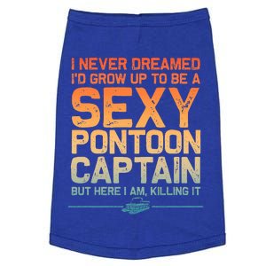 Funny Sexy Pontoon Captain Art For Pontoon Boat  Doggie Tank