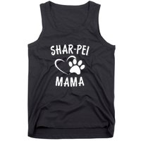 Fun Shar Pei Mama Gift Pet Lover Apparel Dog SharPeis Mom Tank Top