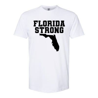 Florida Strong Pray For Florida Survived Hurricane Milton 2024 Softstyle CVC T-Shirt