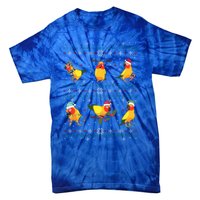 Funny Santa Parrot Decorations Sun Conure Ugly Christmas Cute Gift Tie-Dye T-Shirt