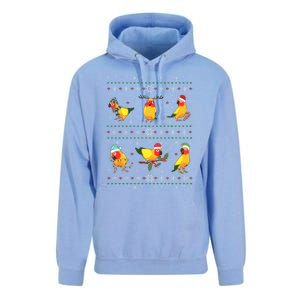 Funny Santa Parrot Decorations Sun Conure Ugly Christmas Cute Gift Unisex Surf Hoodie