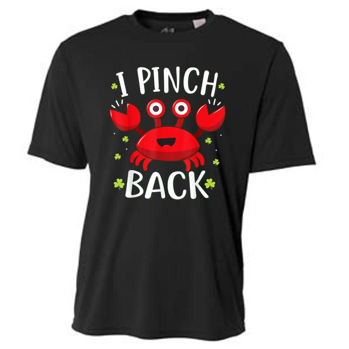 Funny St Patrick’s Day Tee Crab I Pinch Back Cooling Performance Crew T-Shirt