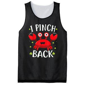 Funny St Patrick’s Day Tee Crab I Pinch Back Mesh Reversible Basketball Jersey Tank