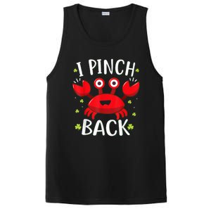 Funny St Patrick’s Day Tee Crab I Pinch Back PosiCharge Competitor Tank