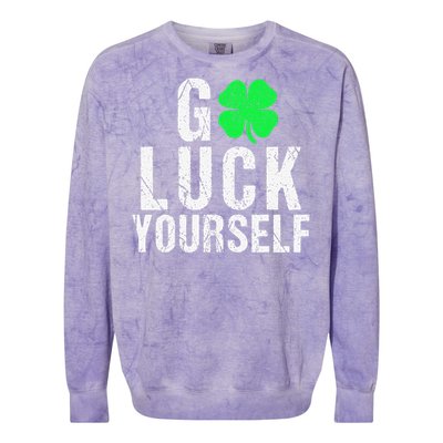 Funny Saint Patrick's Day For Adults Women Colorblast Crewneck Sweatshirt