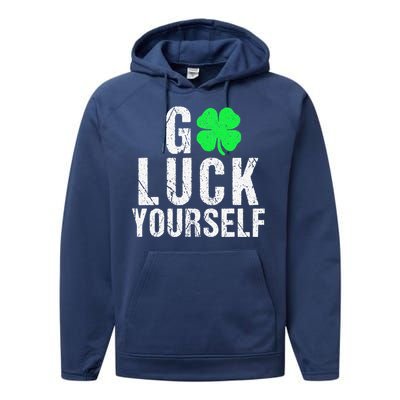 Funny Saint Patrick's Day For Adults Women Performance Fleece Hoodie