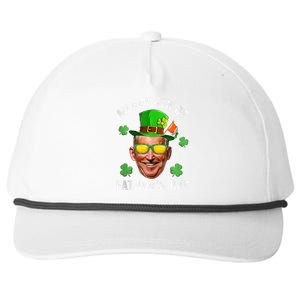 Funny St Patrick's Day Joe Biden Merry 4th Of Father's Day Snapback Five-Panel Rope Hat