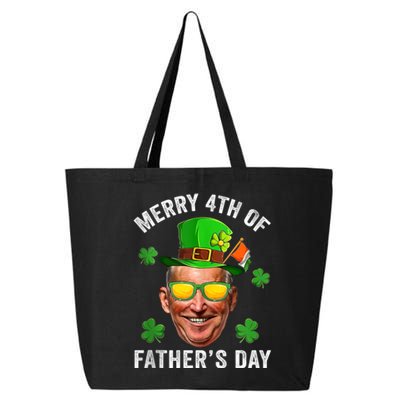 Funny St Patrick's Day Joe Biden Merry 4th Of Father's Day 25L Jumbo Tote