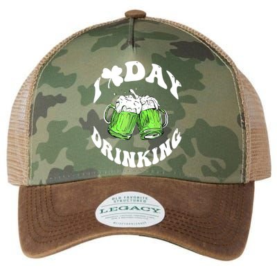 Funny St Patricks Day I Love Day Drinking Love Beers Gift Legacy Tie Dye Trucker Hat