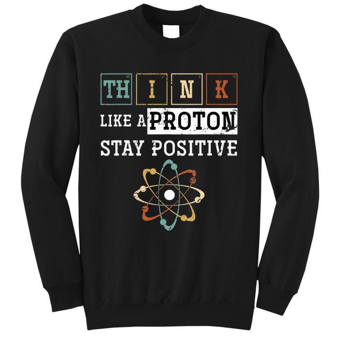 Funny Science Puns Proton Periodic Table Chemist Chemistry Tall Sweatshirt