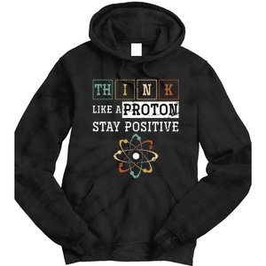 Funny Science Puns Proton Periodic Table Chemist Chemistry Tie Dye Hoodie