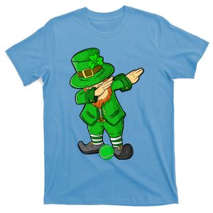 Funny St Patricks Day Dabbing Leprechaun Tennis Lover Cute Gift T-Shirt