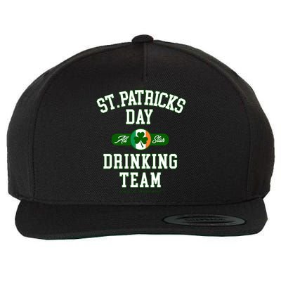 Funny St Patricks Day Drinking Team Wool Snapback Cap