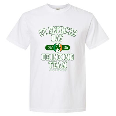 Funny St Patricks Day Drinking Team Garment-Dyed Heavyweight T-Shirt