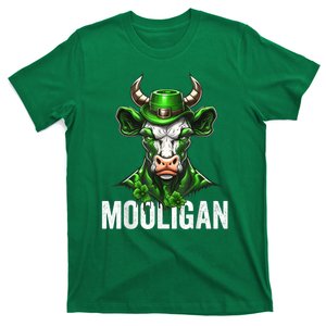 Funny St Patricks Day Hooligan Mooligan Cow St Paddy Party T-Shirt