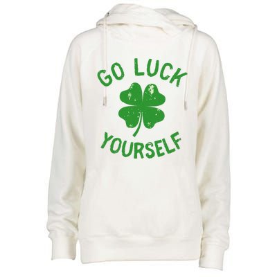 Funny Saint Patrick's Day Love For Adults Women Womens Funnel Neck Pullover Hood