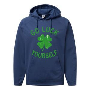 Funny Saint Patrick's Day Love For Adults Women Performance Fleece Hoodie