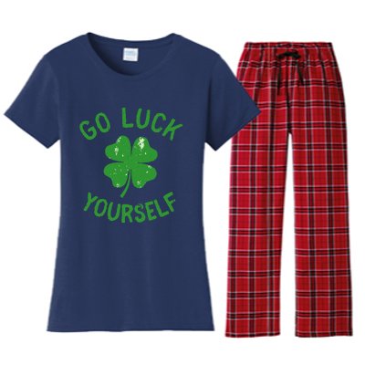 Funny Saint Patrick's Day Love For Adults Women Women's Flannel Pajama Set