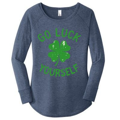 Funny Saint Patrick's Day Love For Adults Women Women's Perfect Tri Tunic Long Sleeve Shirt