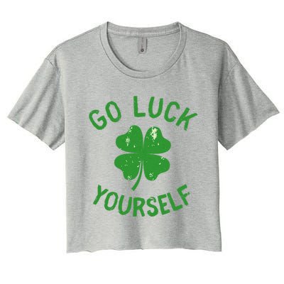 Funny Saint Patrick's Day Love For Adults Women Women's Crop Top Tee