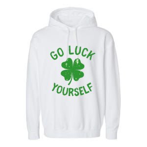 Funny Saint Patrick's Day Love For Adults Women Garment-Dyed Fleece Hoodie