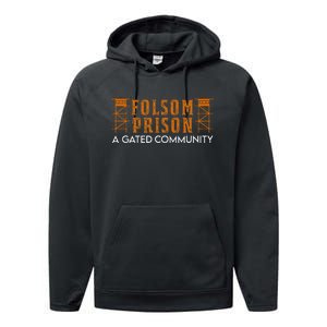 Folsom State Prison For Prison State Correctional Warden Performance Fleece Hoodie