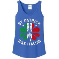 Funny St Patrick Was Italian St Patrick's Day Ladies Essential Tank