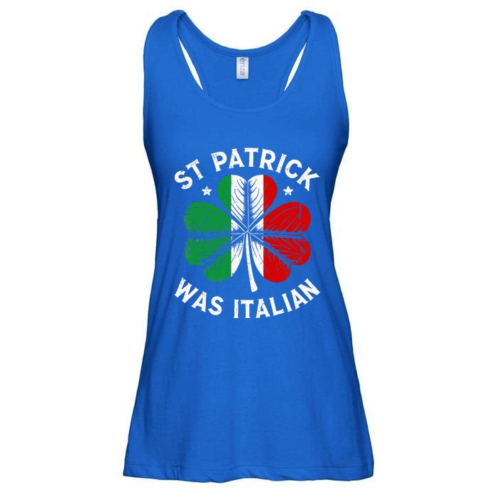 Funny St Patrick Was Italian St Patrick's Day Ladies Essential Flowy Tank