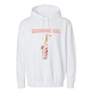 Funny Sxophone Player Saxophonist Jazz Funny Gift Saxophone Gift Garment-Dyed Fleece Hoodie