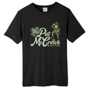 Funny St. Patrick's Day Pat McCrotch Irish Pub Leprechaun Tall Fusion ChromaSoft Performance T-Shirt