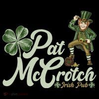 Funny St. Patrick's Day Pat McCrotch Irish Pub Leprechaun 16 in Basic Backpack