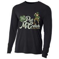 Funny St. Patrick's Day Pat McCrotch Irish Pub Leprechaun Cooling Performance Long Sleeve Crew