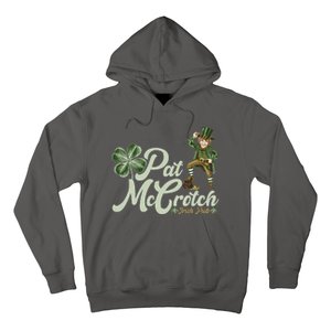 Funny St. Patrick's Day Pat McCrotch Irish Pub Leprechaun Hoodie