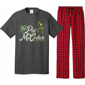 Funny St. Patrick's Day Pat McCrotch Irish Pub Leprechaun Pajama Set