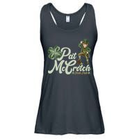 Funny St. Patrick's Day Pat McCrotch Irish Pub Leprechaun Ladies Essential Flowy Tank