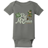 Funny St. Patrick's Day Pat McCrotch Irish Pub Leprechaun Baby Bodysuit