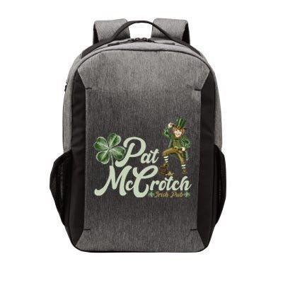 Funny St. Patrick's Day Pat McCrotch Irish Pub Leprechaun Vector Backpack