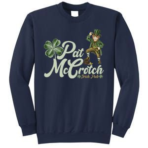 Funny St. Patrick's Day Pat McCrotch Irish Pub Leprechaun Sweatshirt