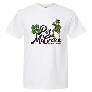 Funny St. Patrick's Day Pat McCrotch Irish Pub Leprechaun Garment-Dyed Heavyweight T-Shirt