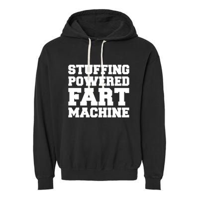 Fuckadvertisements Stuffing Powered Fart Machine Garment-Dyed Fleece Hoodie