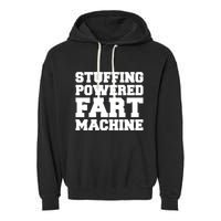 Fuckadvertisements Stuffing Powered Fart Machine Garment-Dyed Fleece Hoodie