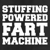 Fuckadvertisements Stuffing Powered Fart Machine Garment-Dyed Fleece Hoodie