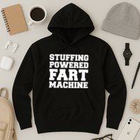 Fuckadvertisements Stuffing Powered Fart Machine Hoodie